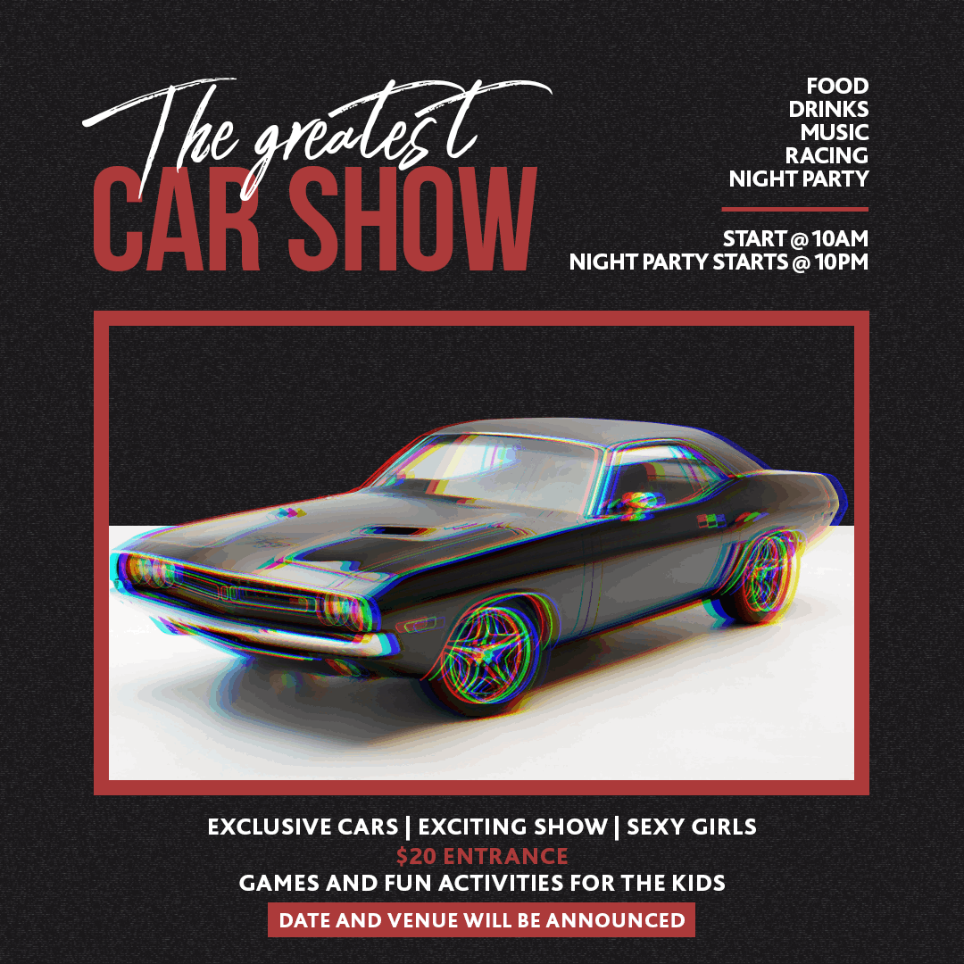 Car show flyer