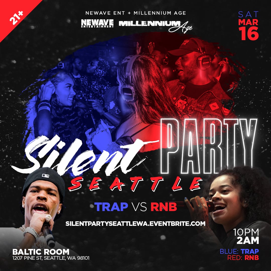 Silent party Flyer